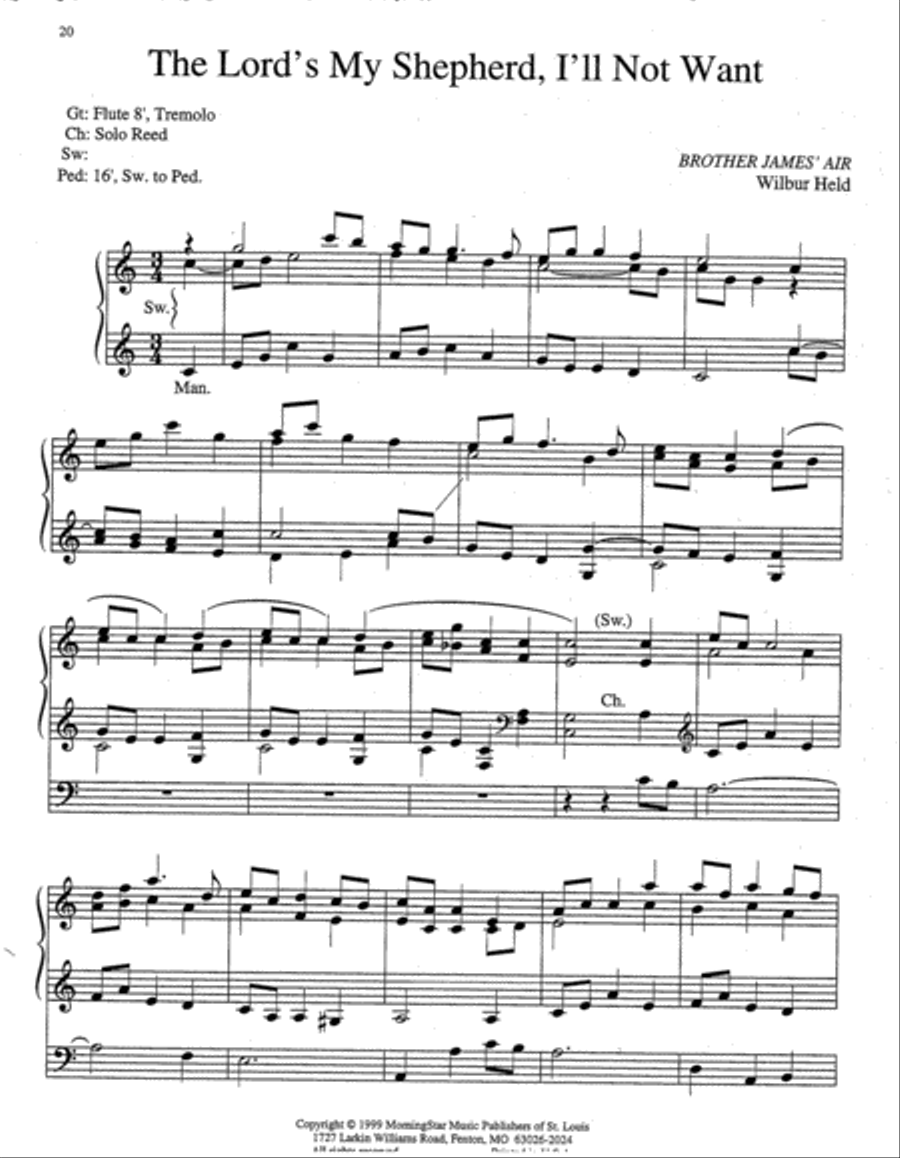Music with Minimal Pedal - Easter and Pentecost Organ scores gallery preview page 5