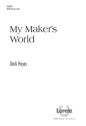 Book cover for My Maker's World