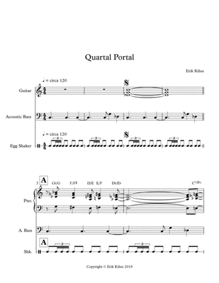 Quartal Portal - for Jazz Combo (tnr sx-gtr-pno-bs-perc)