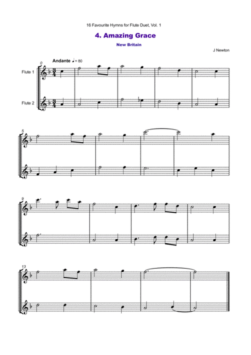 16 Favourite Hymns Vol.1 for Flute Duet