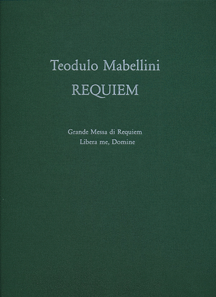 Requiem für Soli, Chor und großes Orchester (1850/1851/1856) -Grande Messa di Requiem (c-Moll) mit LIbera Me (f-Moll)-