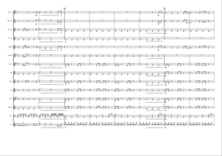 Shut Up And Dance Brass Ensemble scores gallery preview page 3