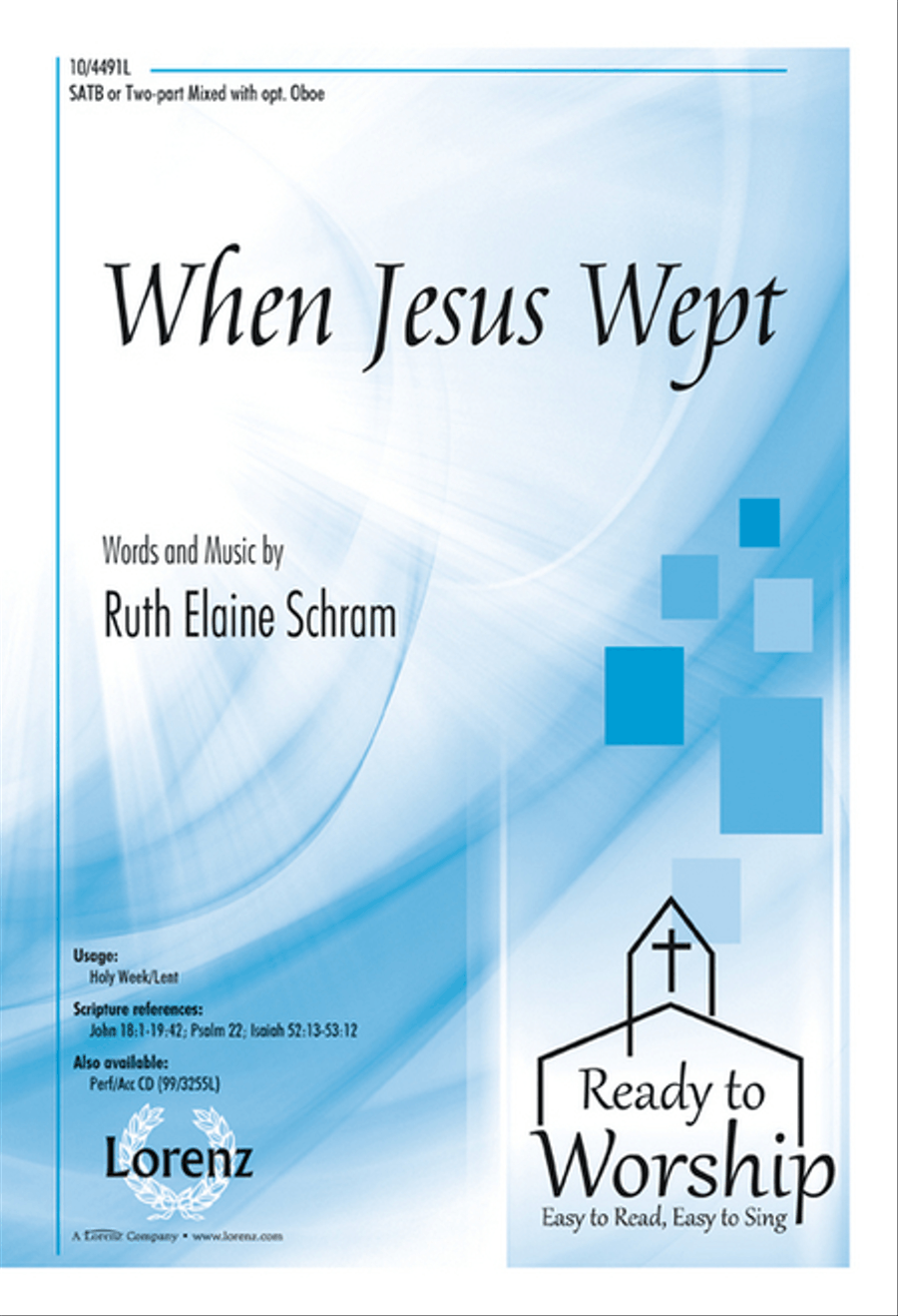 When Jesus Wept 4-Part scores gallery preview page 1