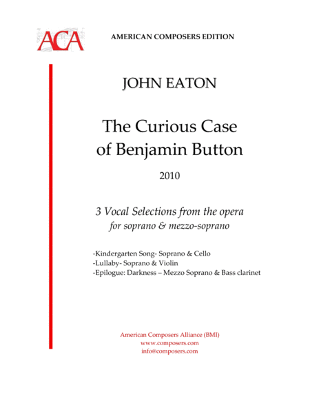 [Eaton] The Curious Case of Benjamin Button - Three Arias