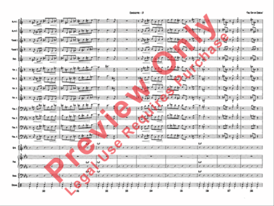 The Joy of Cookin' Jazz Ensemble scores gallery preview page 22