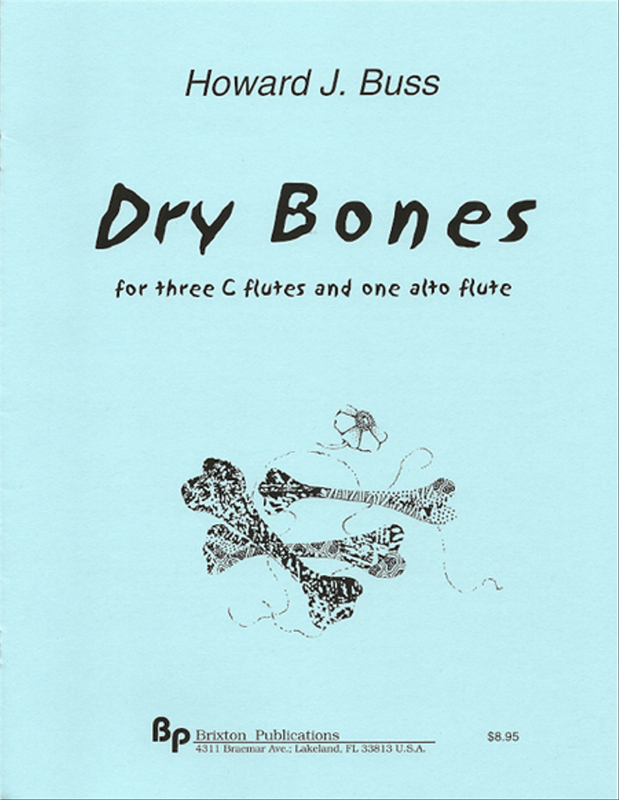 Dry Bones Dry Bones Flute Quartet scores gallery preview page 1