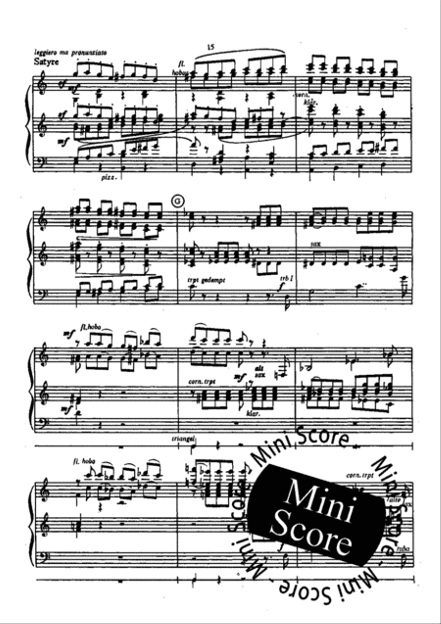 Cyrano de Bergerac Concert Band scores gallery preview page 19