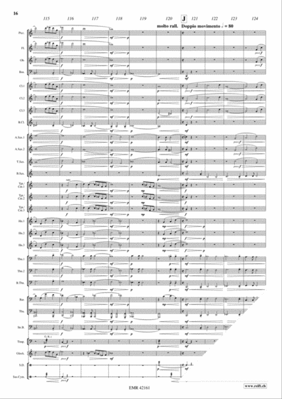 Atlantis: The Lost Empire Concert Band scores gallery preview page 10