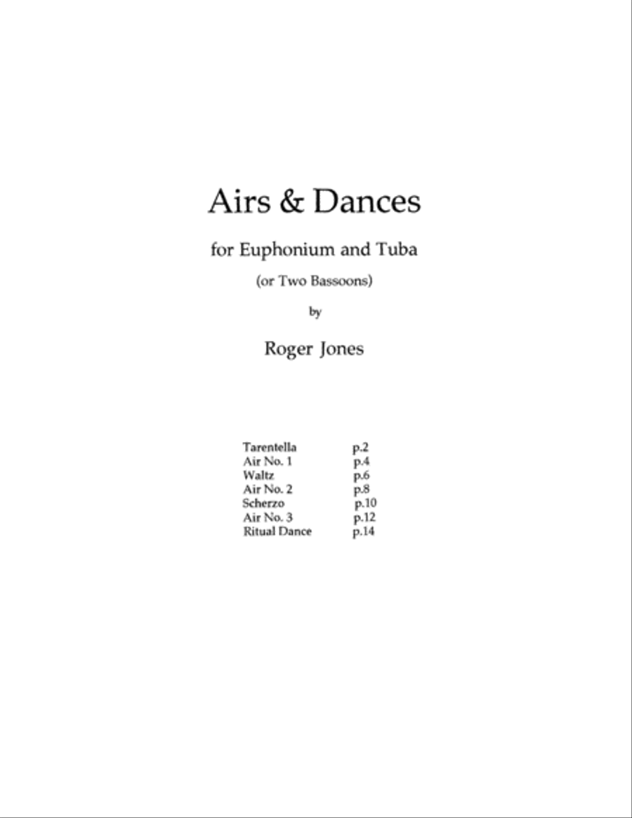 Airs and Dances Brass Duet scores gallery preview page 2