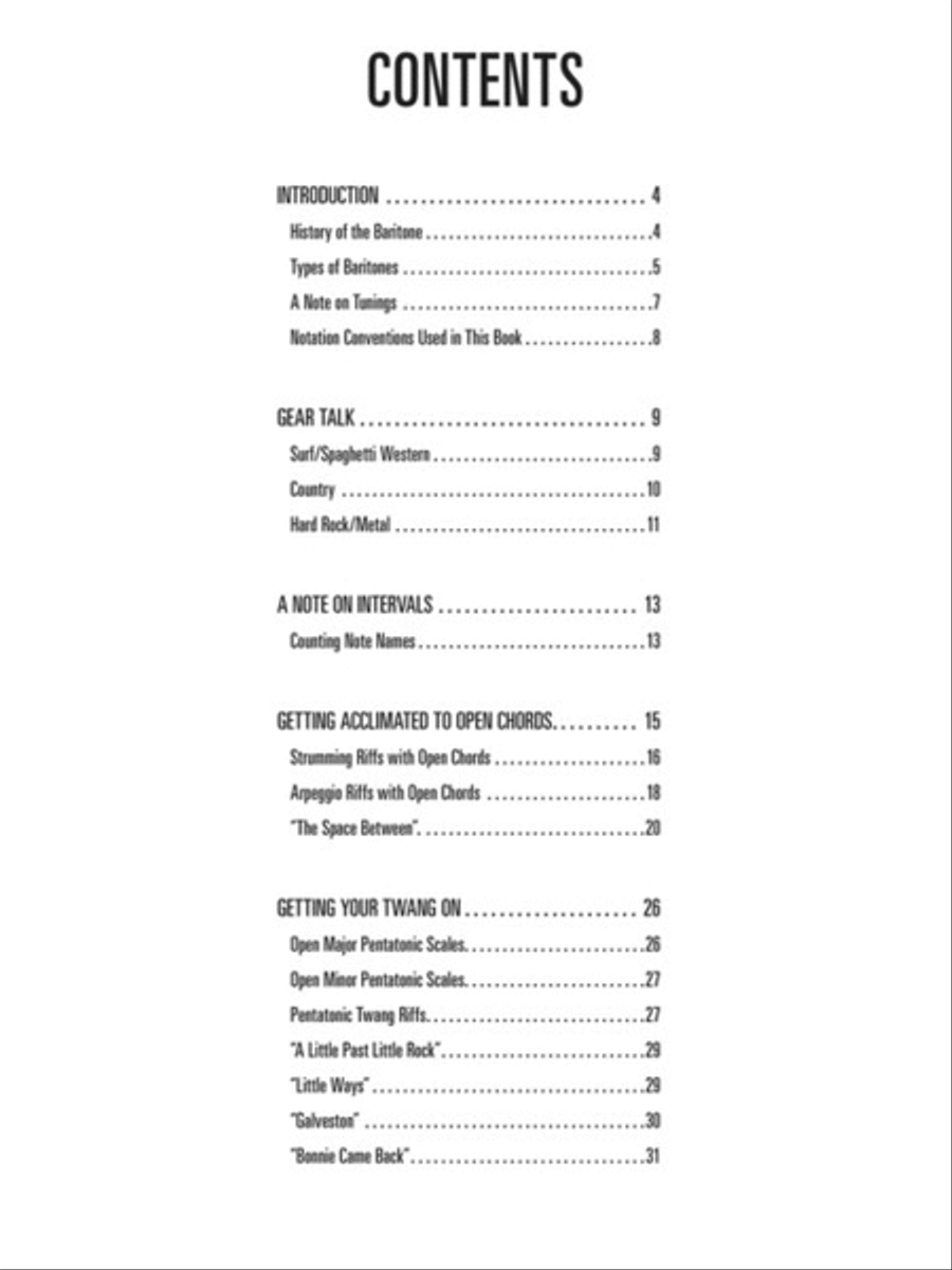 Hal Leonard Baritone Guitar Method Baritone Horn scores gallery preview page 2