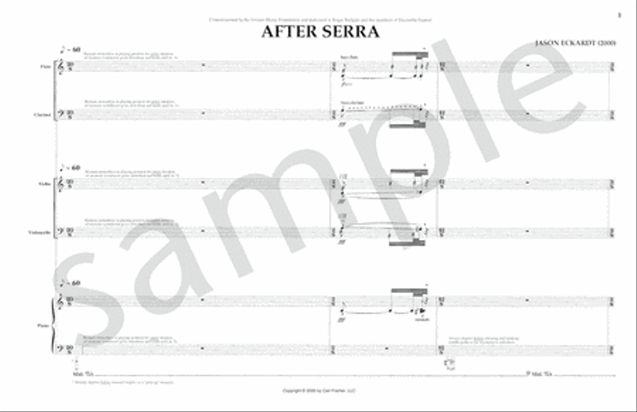 After Serra B-Flat Clarinet scores gallery preview page 7