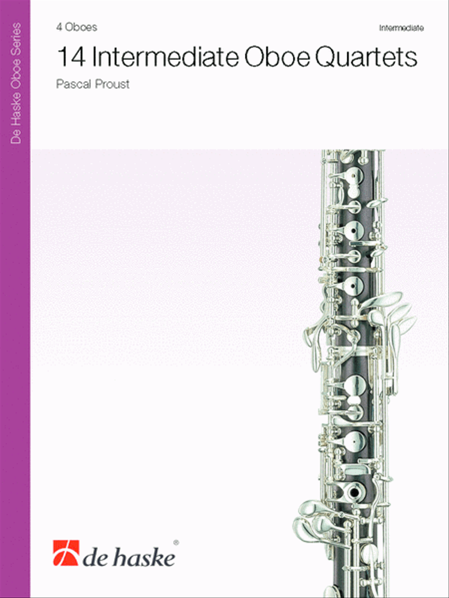 14 Intermediate Oboe Quartets Woodwind Quartet scores gallery preview page 1