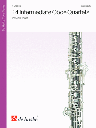 Book cover for 14 Intermediate Oboe Quartets