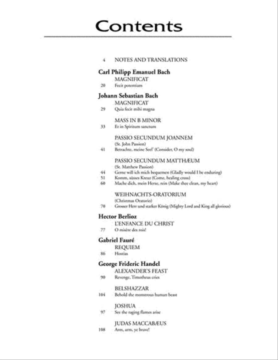 The Oratorio Anthology - Baritone/Bass Baritone Voice scores gallery preview page 3