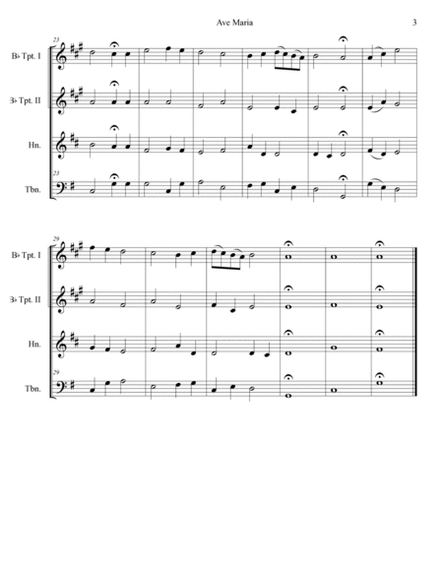 Ave Maria (Brass Quartet) image number null