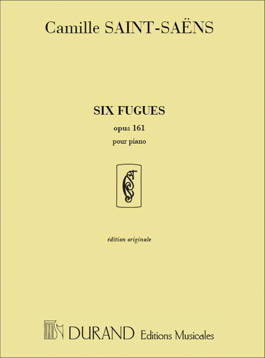Fugues (6) Op 161 Piano