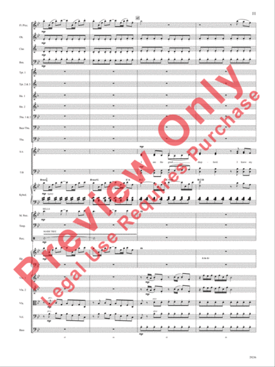 I Am I Am Choir scores gallery preview page 12