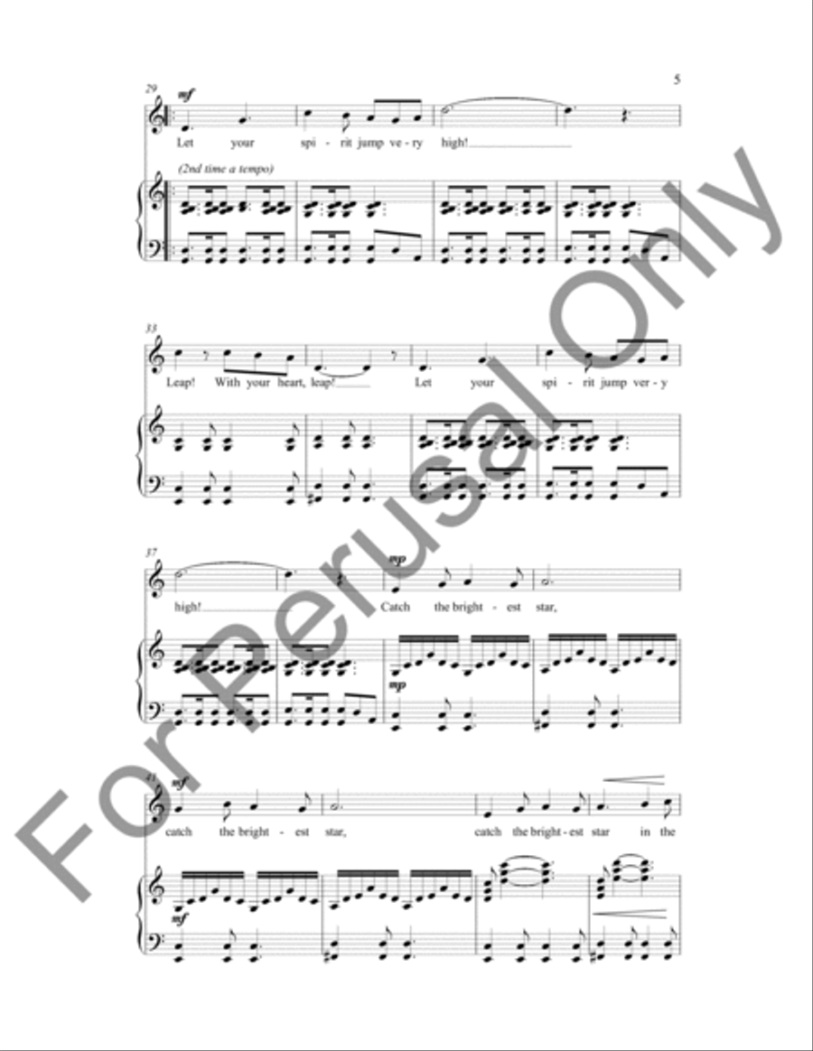 Dance While The Music Sings To You SA scores gallery preview page 4