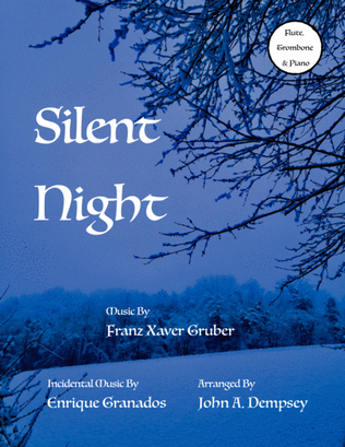 Book cover for Silent Night (Trio for Flute, Trombone and Piano)