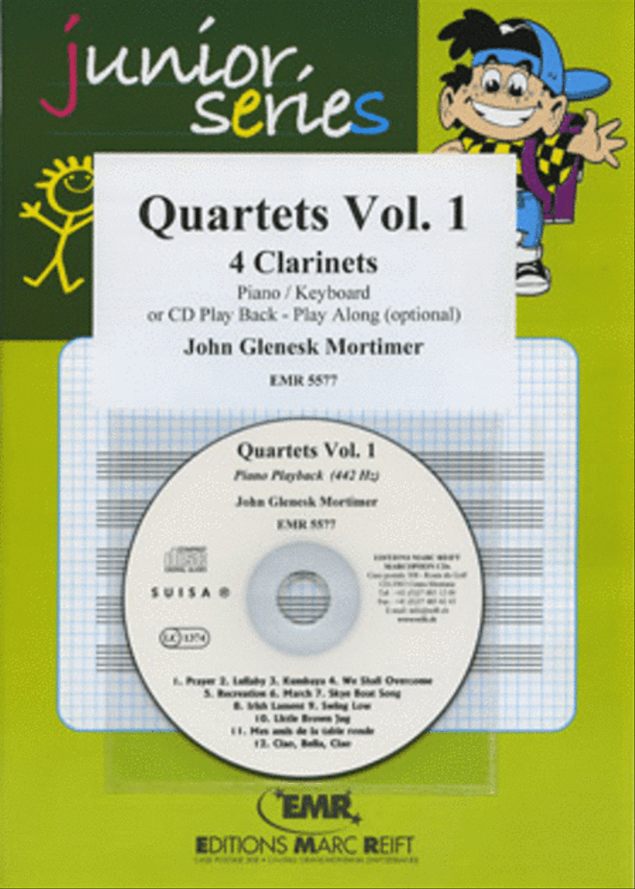 Quartets Volume 1 Quartets Volume 1 Clarinet scores gallery preview page 1