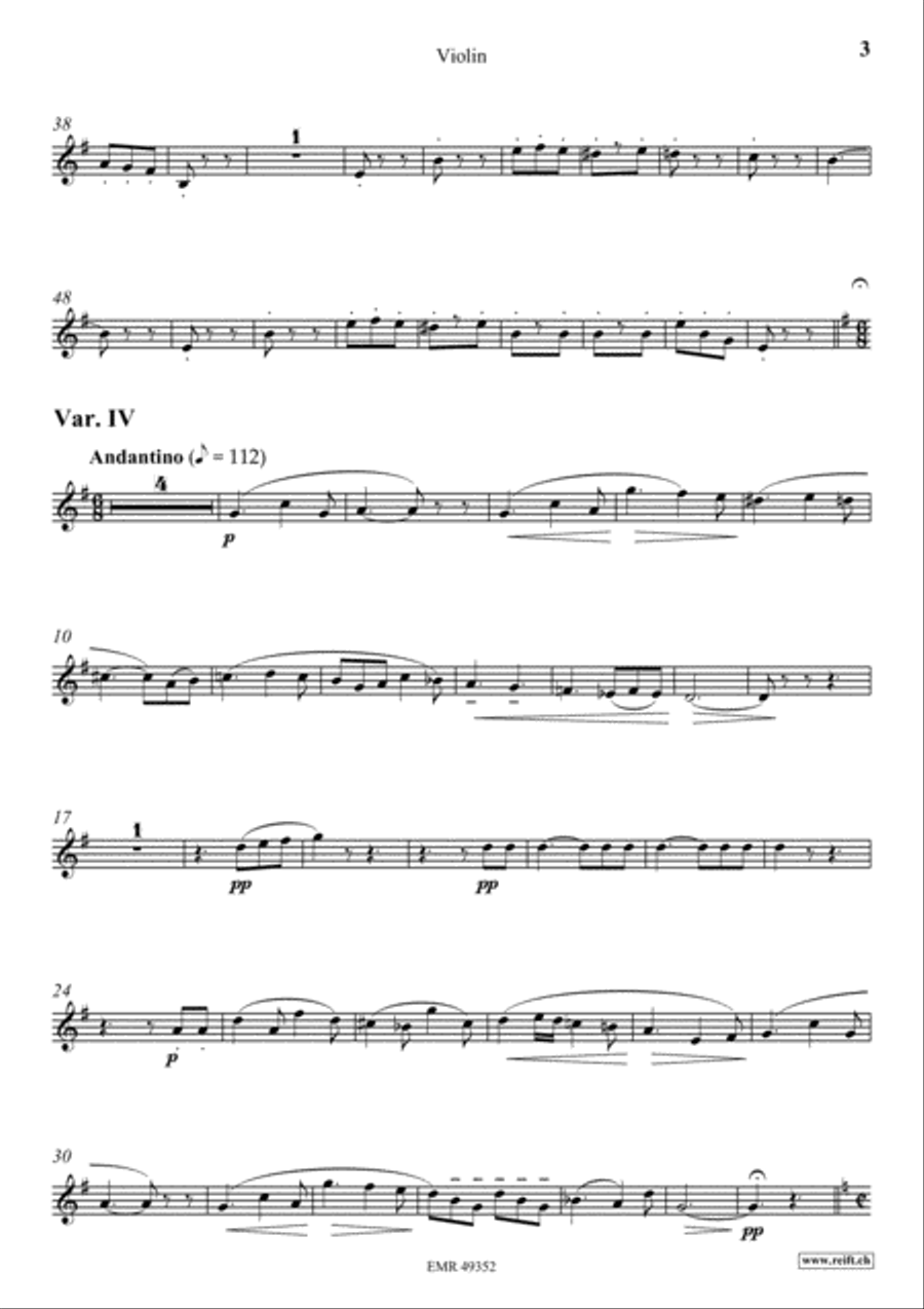 Zurcher Marsch Violin Solo scores gallery preview page 4