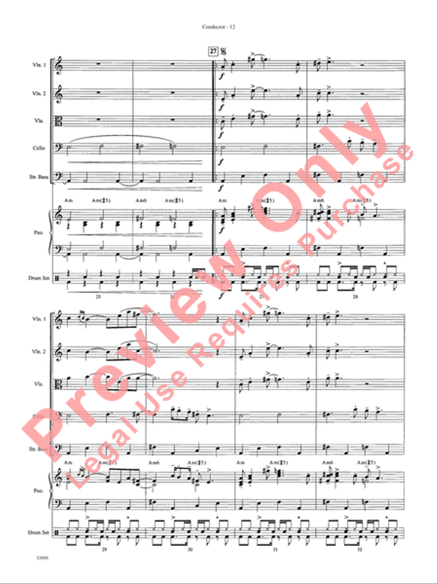 Great Movie Themes String Orchestra scores gallery preview page 13