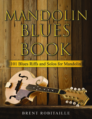 Book cover for Mandolin Blues Book - 101 Blues Riffs and Solos for Mandolin
