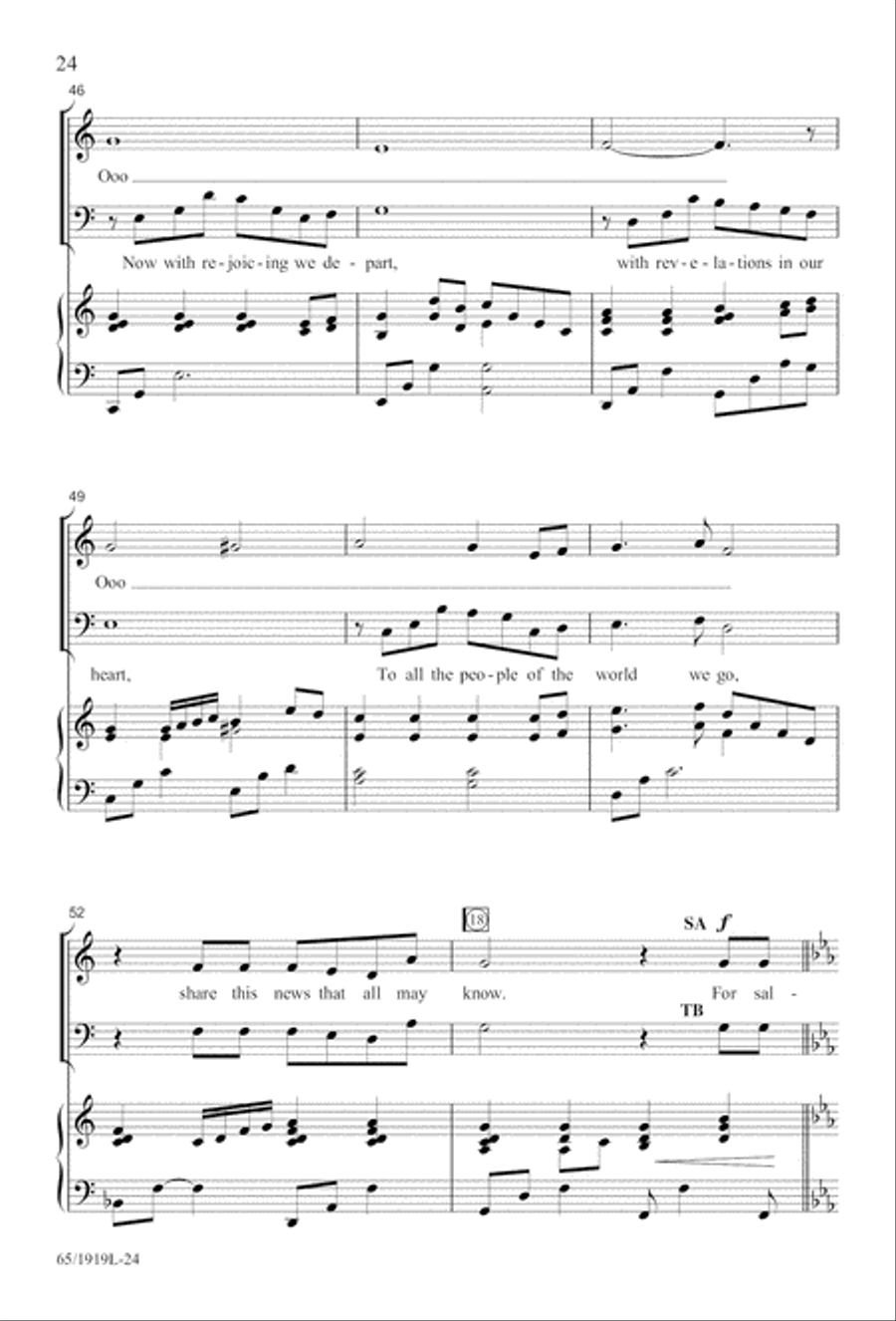 The Perfect Christmas 4-Part scores gallery preview page 26