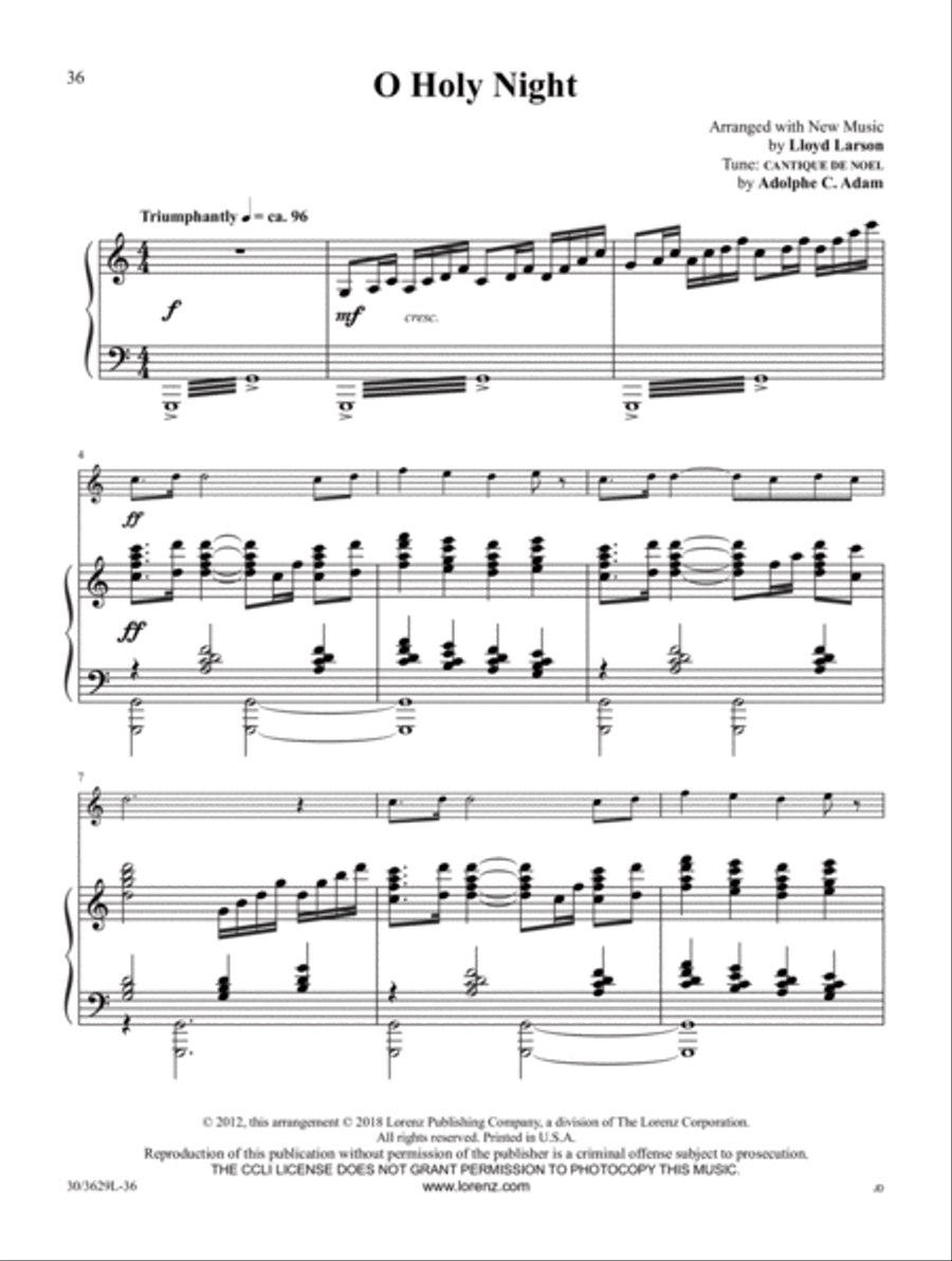 Trumpet Solos for Christmas Trumpet Solo scores gallery preview page 13