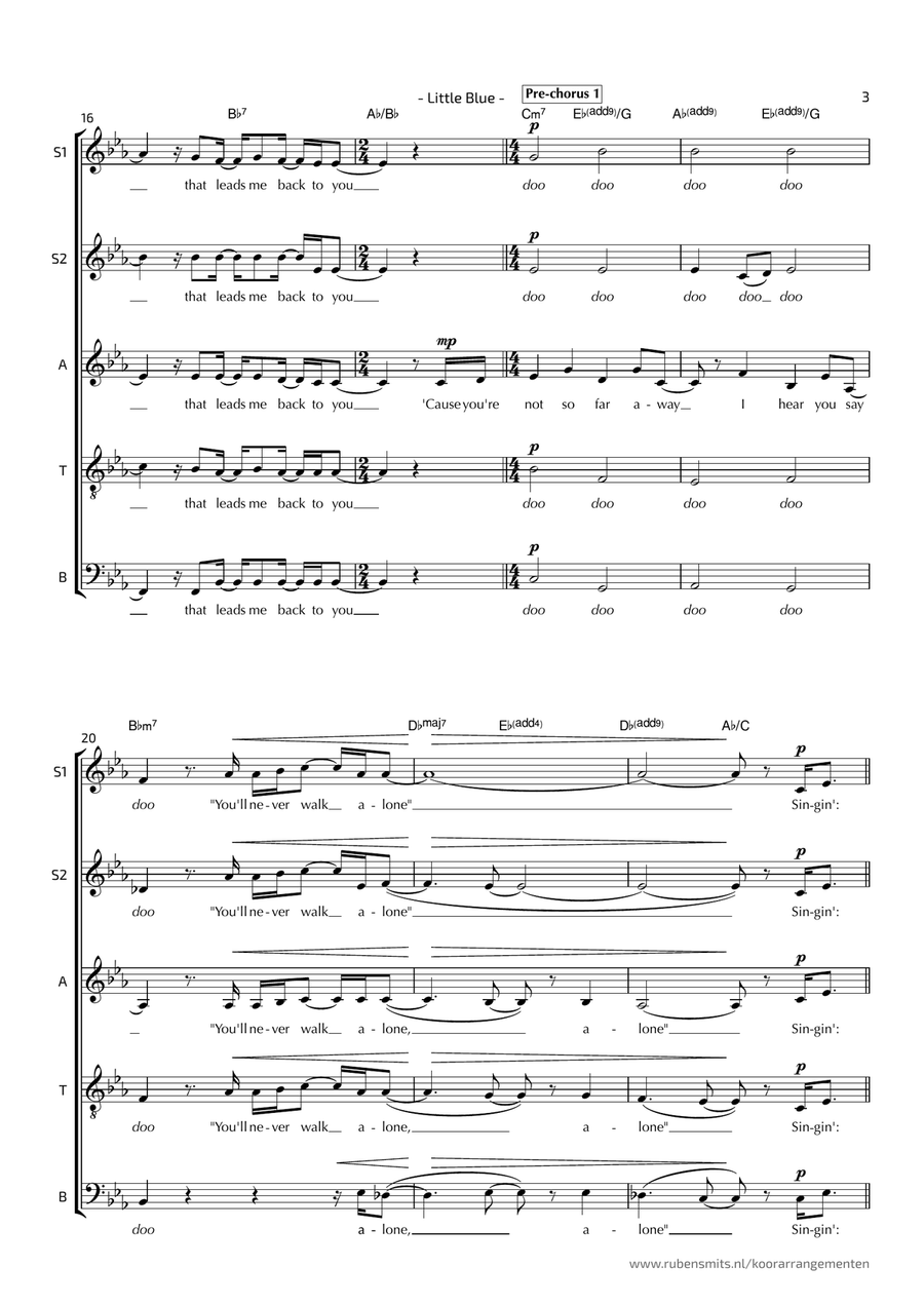 Little Blue Little Blue 4-Part scores gallery preview page 3