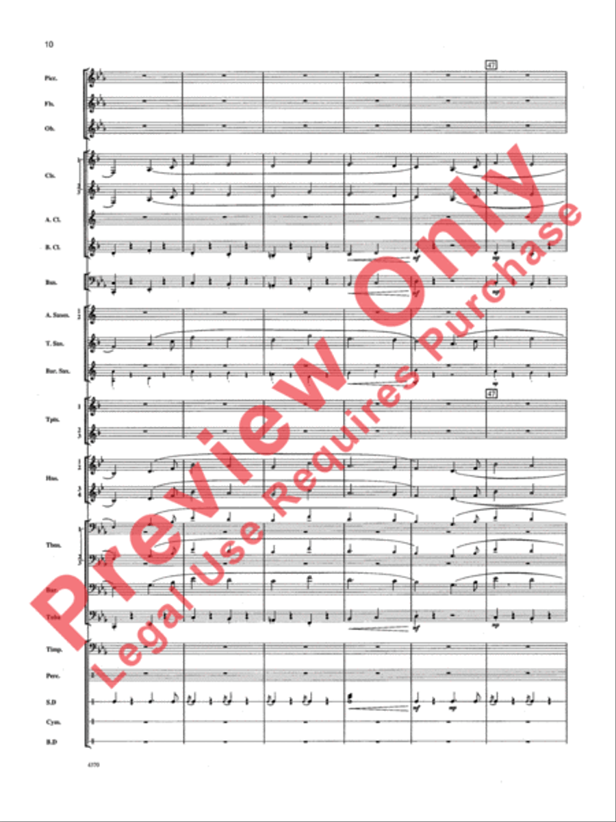 Ballymore Down Concert Band scores gallery preview page 11