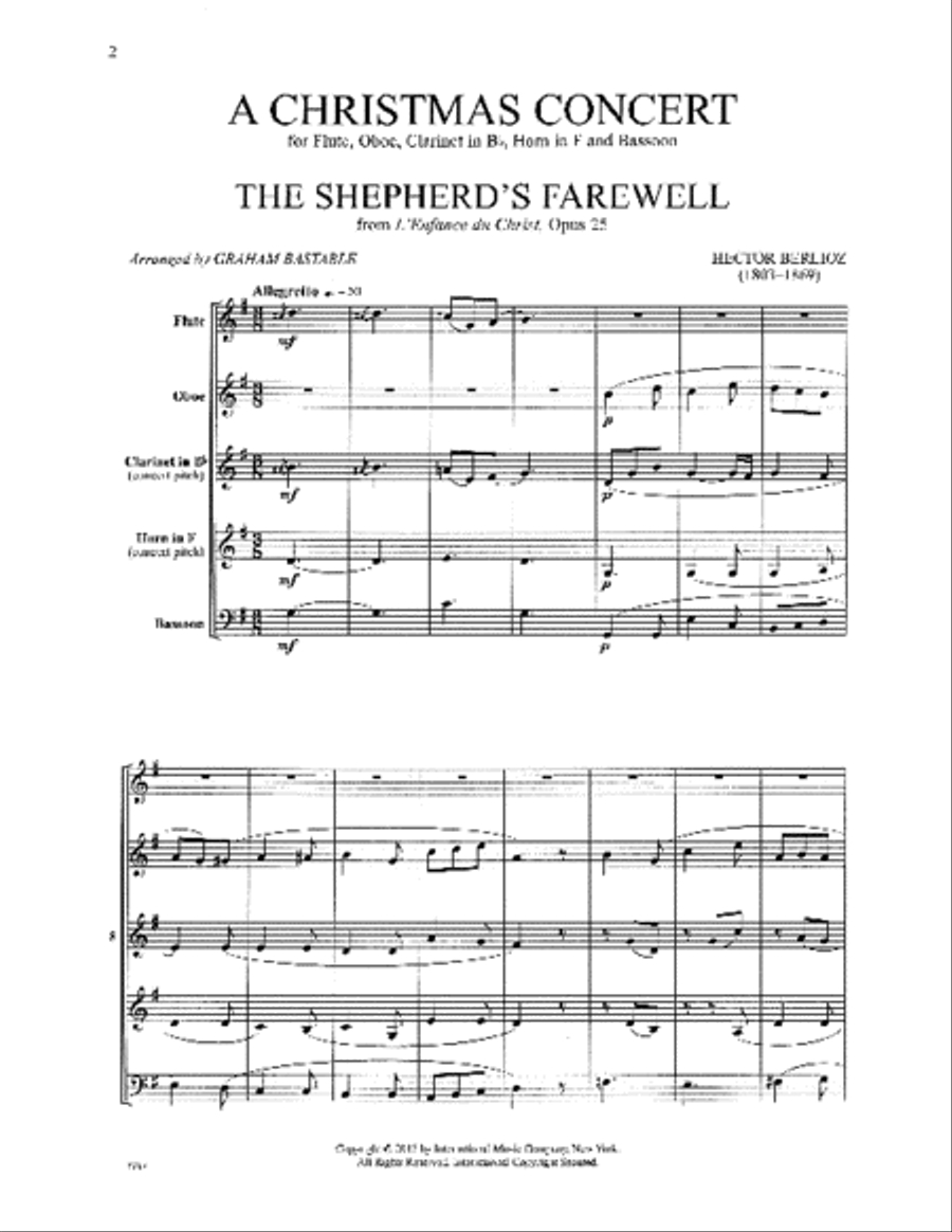 A Christmas Concert Woodwind Quintet scores gallery preview page 2