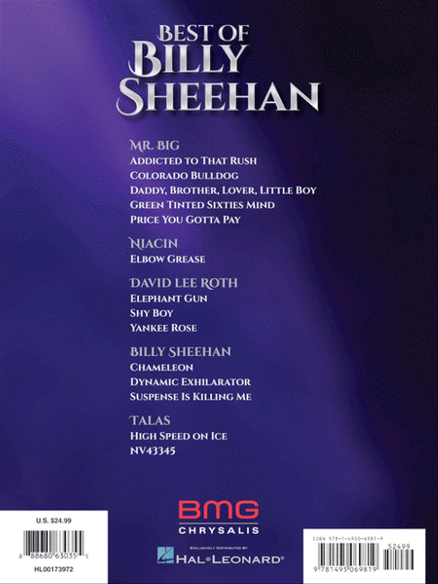 Best of Billy Sheehan Best of Billy Sheehan Bass Guitar Tablature scores gallery preview page 6
