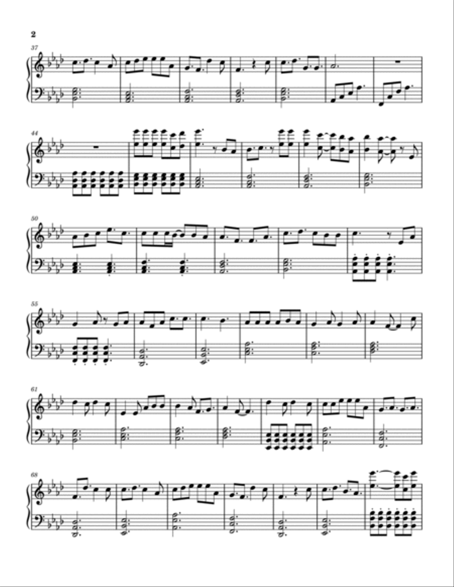 Line Without A Hook Piano Solo scores gallery preview page 2