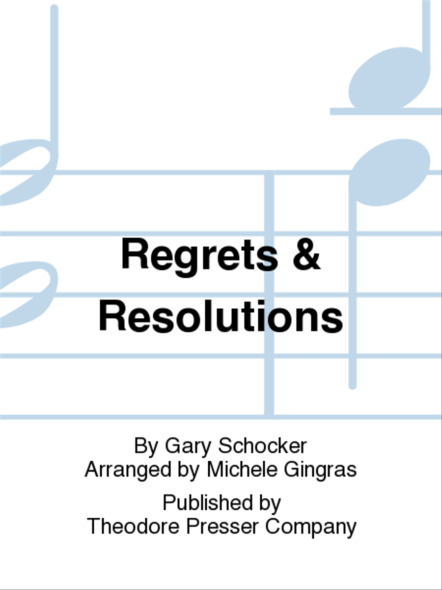 Regrets & Resolutions Chamber Music scores gallery preview page 1