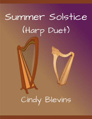 Book cover for Summer Solstice, Harp Duet