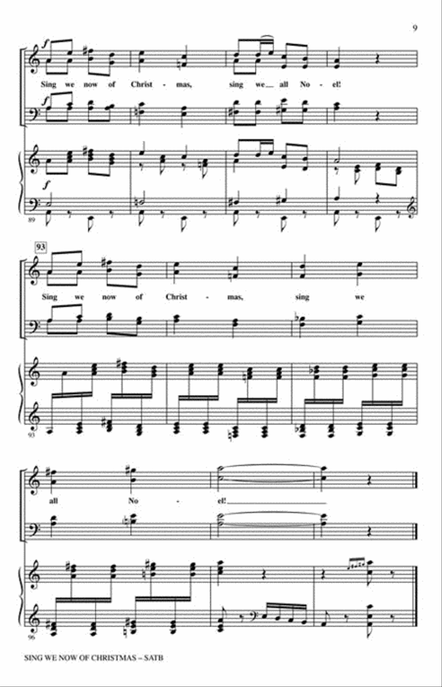 Sing We Now of Christmas Sing We Now of Christmas 4-Part scores gallery preview page 3