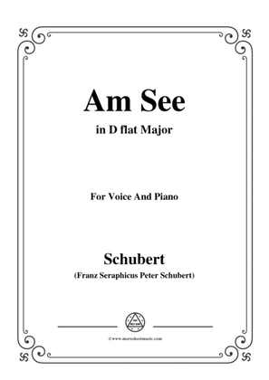Schubert-Am See,in D flat Major,for Voice&Piano