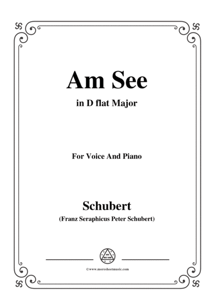Schubert-Am See,in D flat Major,for Voice&Piano image number null