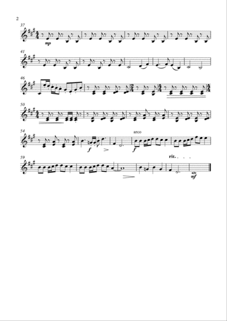 Stop The Cavalry String Quartet scores gallery preview page 4