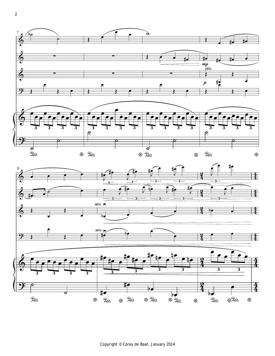 5 Fantasies Flute scores gallery preview page 4