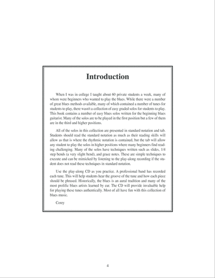 Blues Guitar Made Easy Electric Guitar scores gallery preview page 5