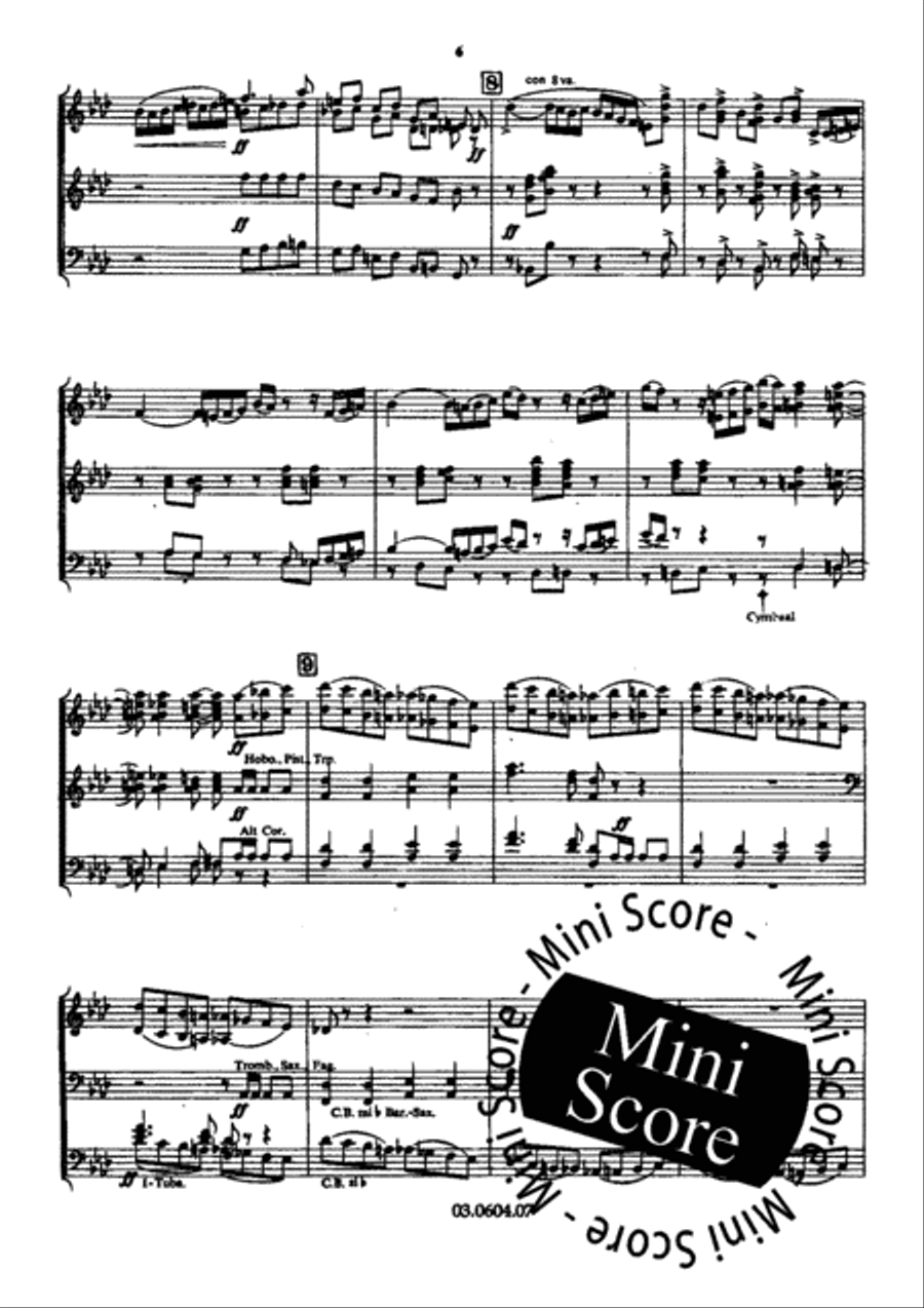 Ouverture 1812 (Solenelle) Concert Band scores gallery preview page 10