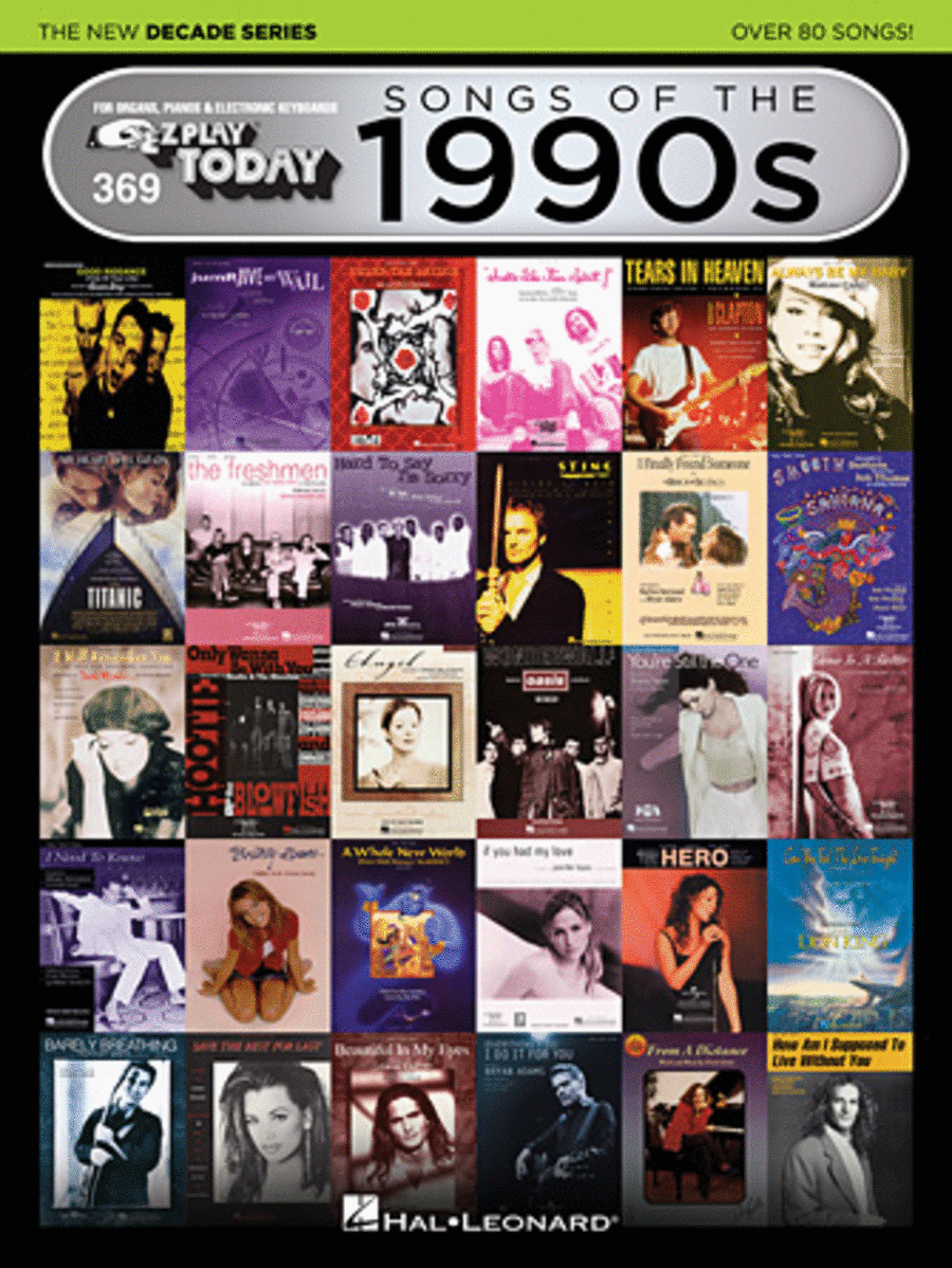 Songs of the 1990s – The New Decade Series Voice scores gallery preview page 1