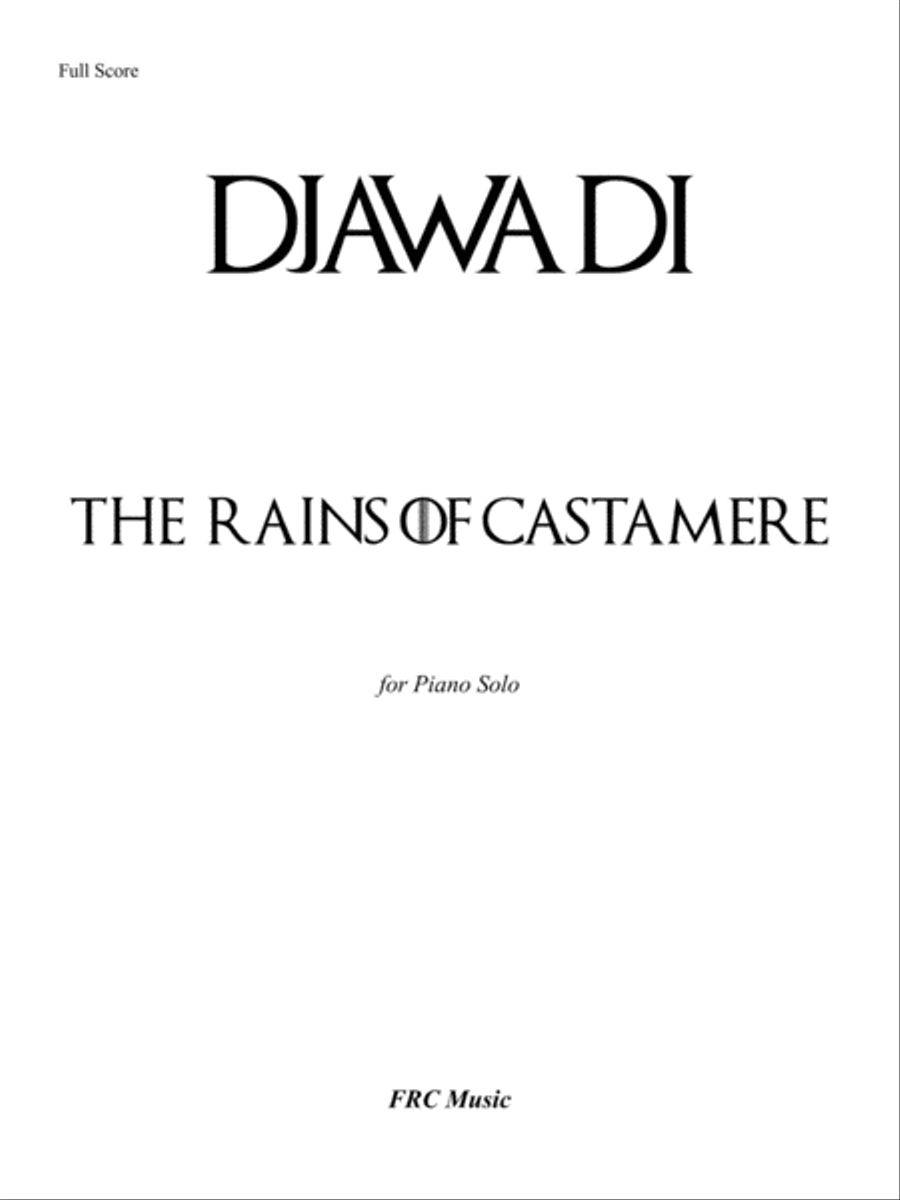 The Rains Of Castamere The Rains Of Castamere Piano Solo scores gallery preview page 2