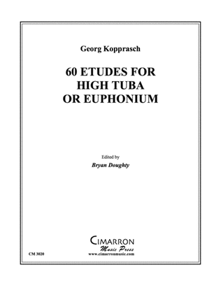 Book cover for 60 Etudes for High Tuba or Euphonium