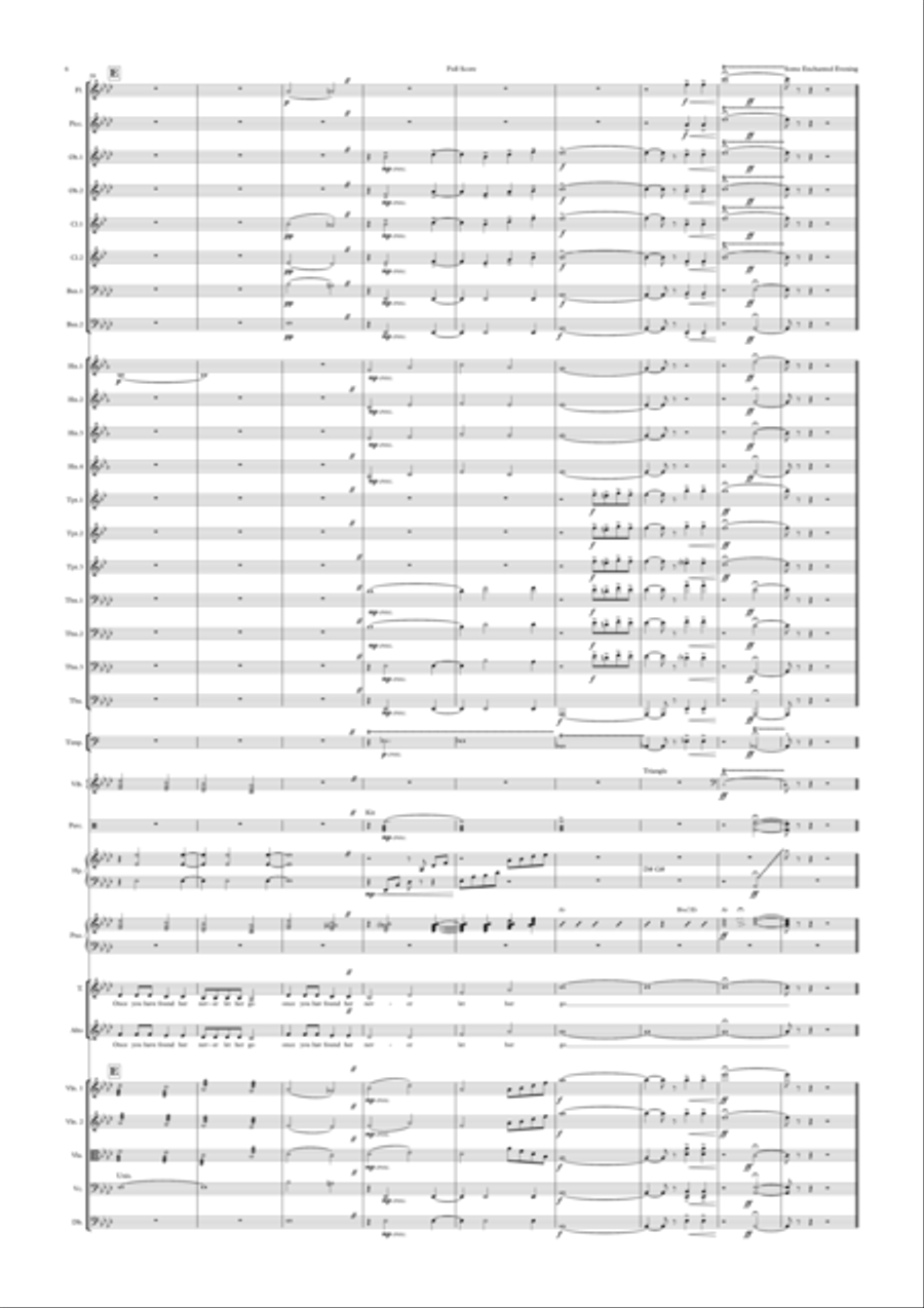 Some Enchanted Evening Some Enchanted Evening Full Orchestra scores gallery preview page 6