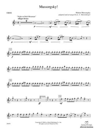 Mussorgsky!: Oboe