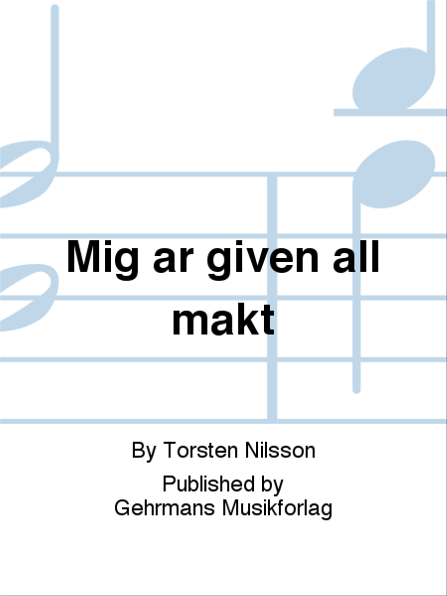 Mig ar given all makt 3-Part scores gallery preview page 1