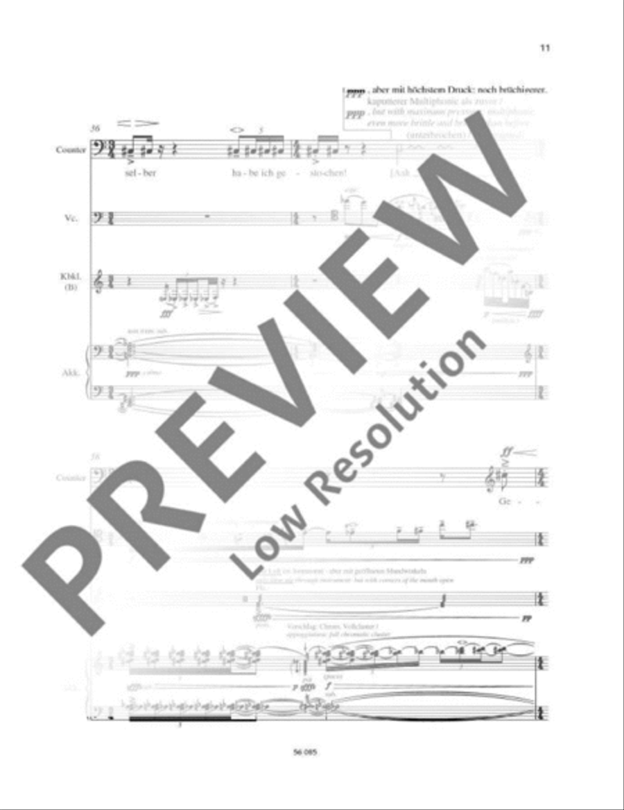 Scorpion Scorpion Bass Clarinet scores gallery preview page 12